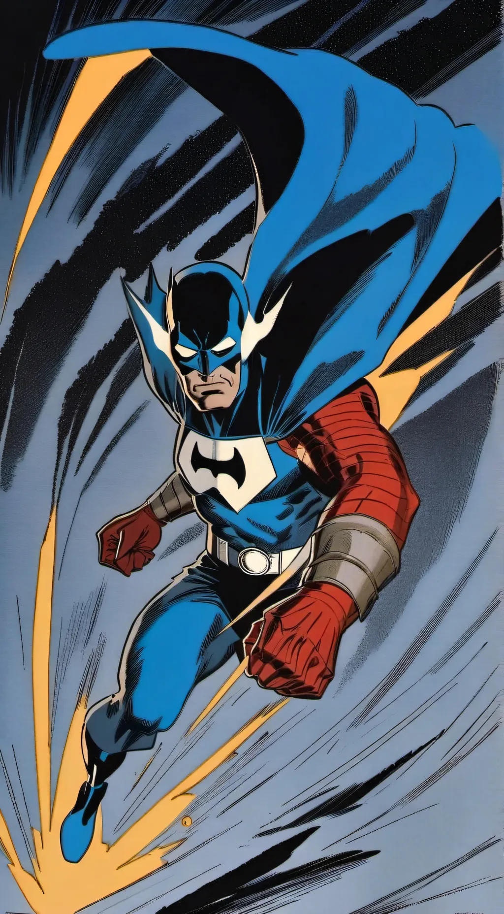 ai character: Bat man background