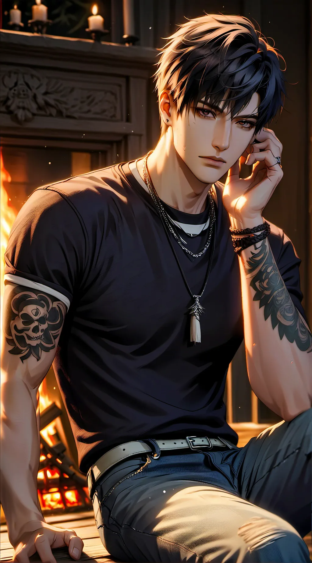 ai character: Luca  background