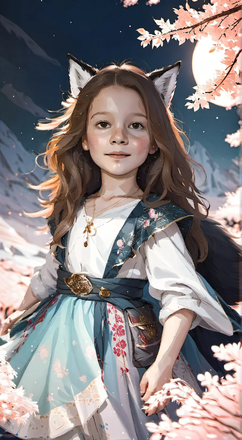 ai character: Julia  background