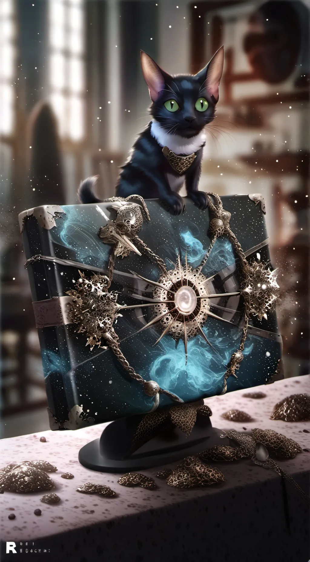 ai character: the forgsten cat background