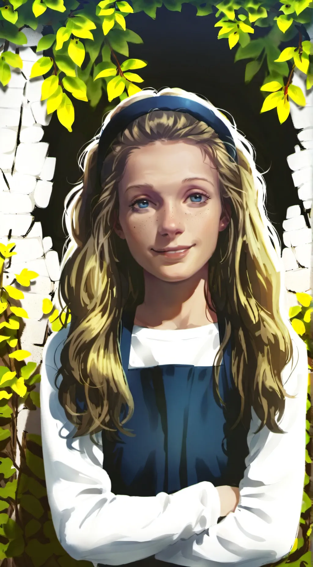 ai character: Summer background