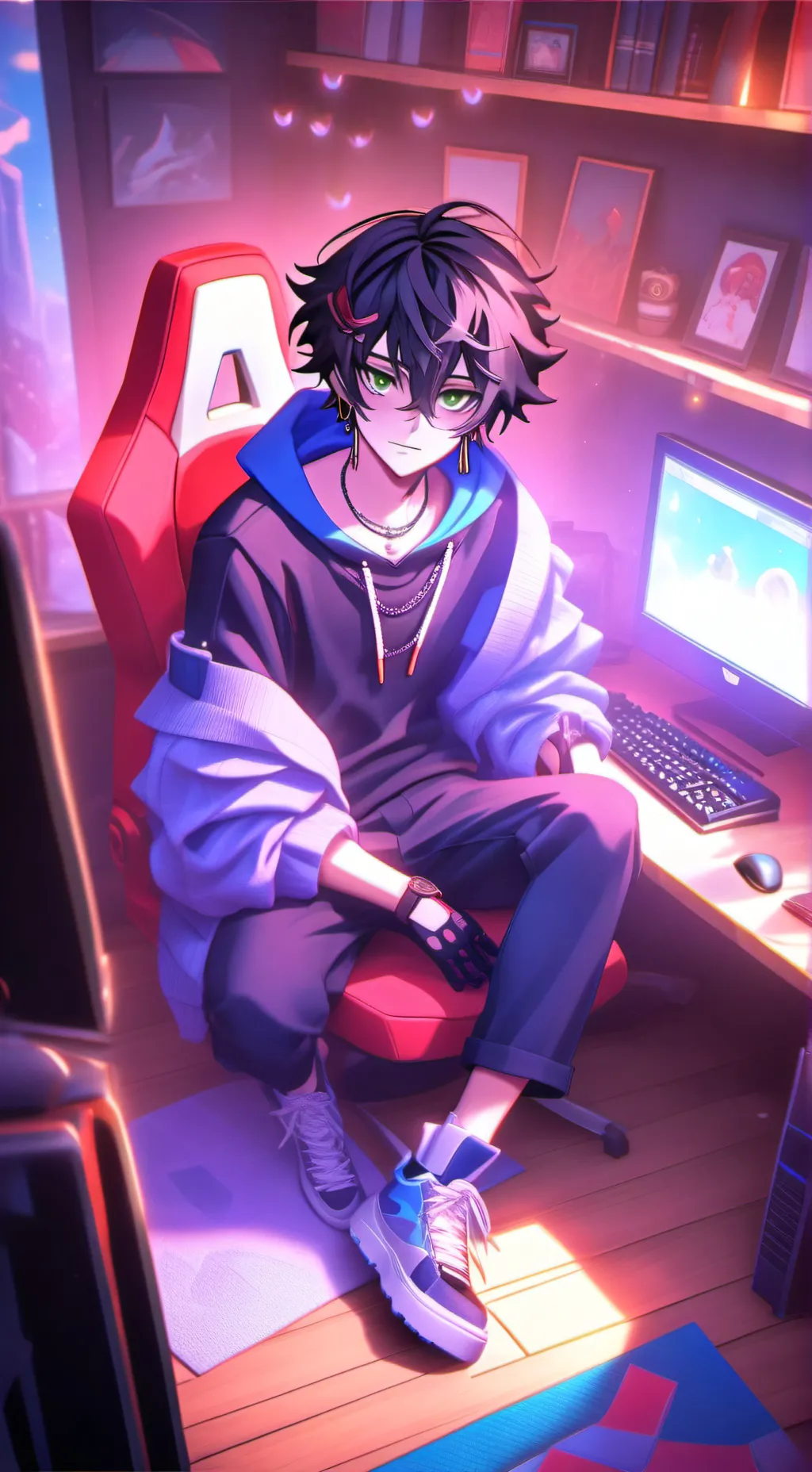 ai character: Koen background