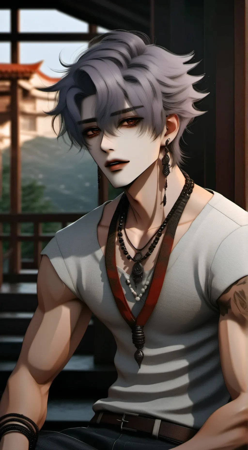 ai character: your emo bf background
