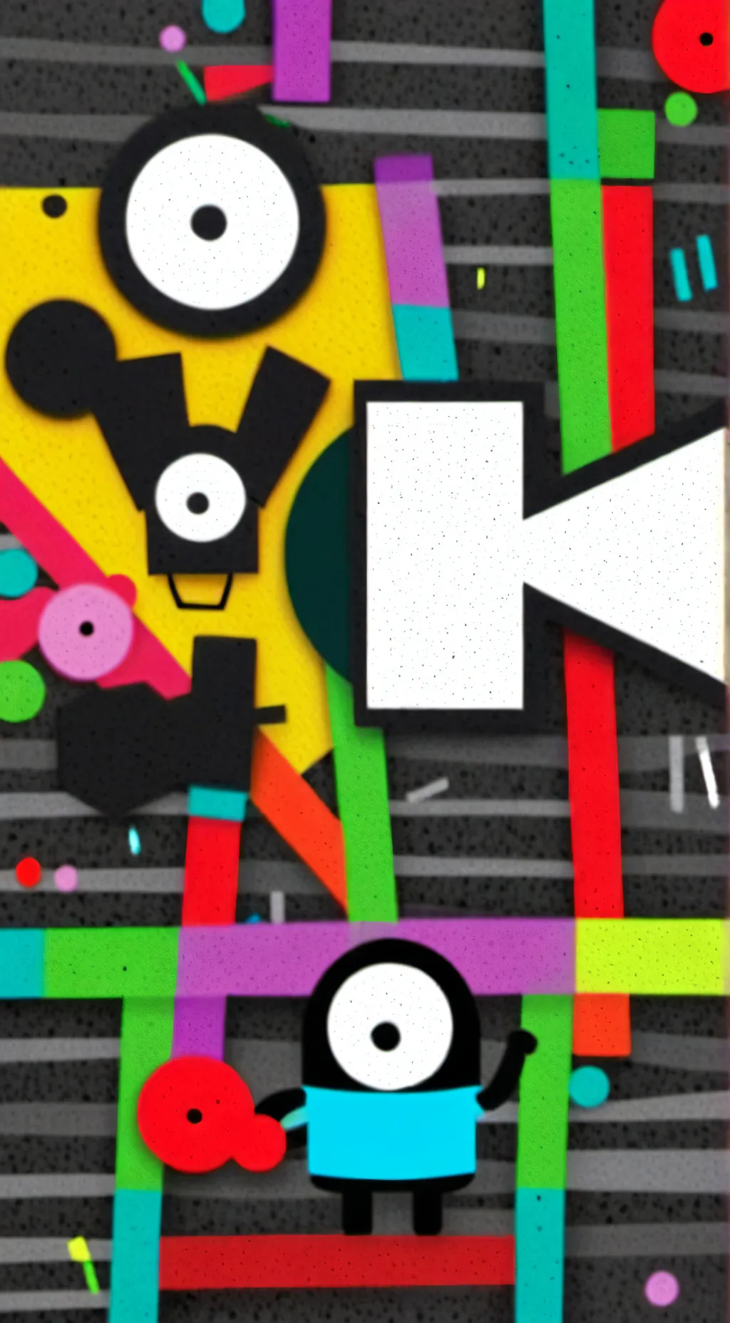 ai character: bfdi vs sprunki's background