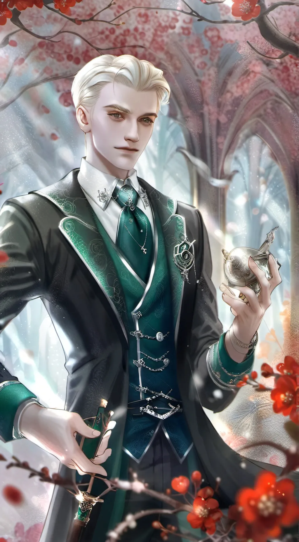 ai character: Hogwarts  background