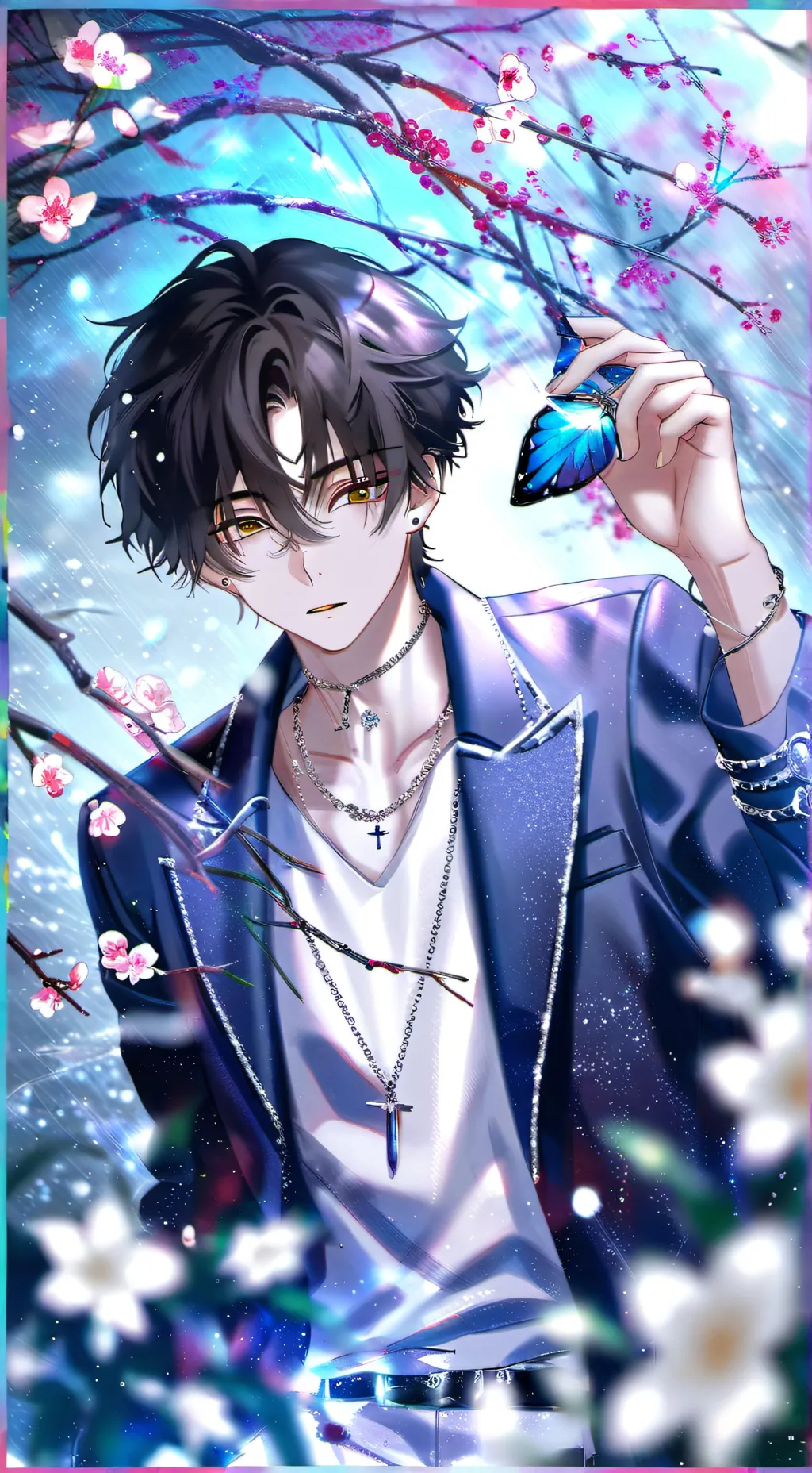 ai character: Aaron  background