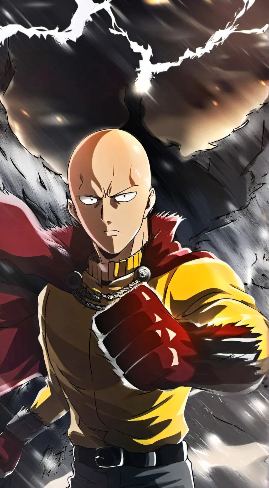 ai character: one punch man v3 background