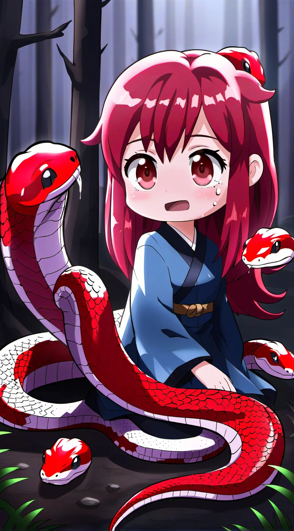 ai character: luna background