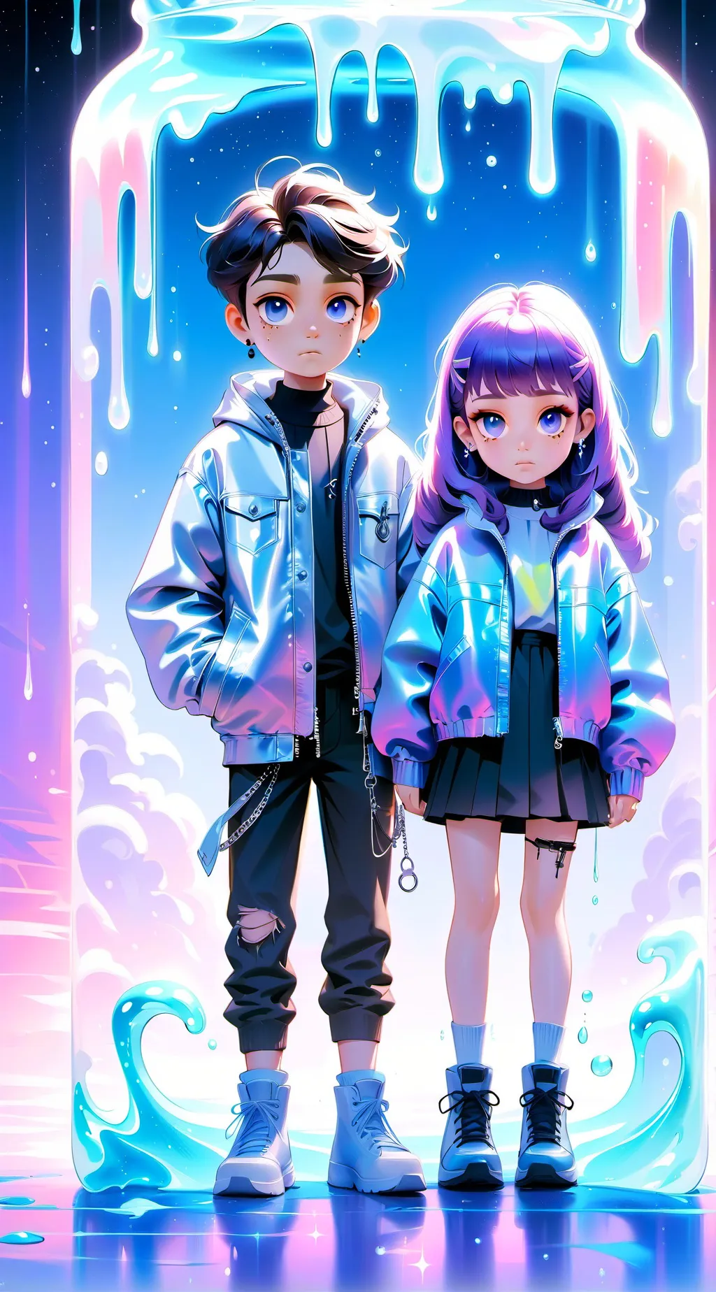 ai character: Mike and Claire background