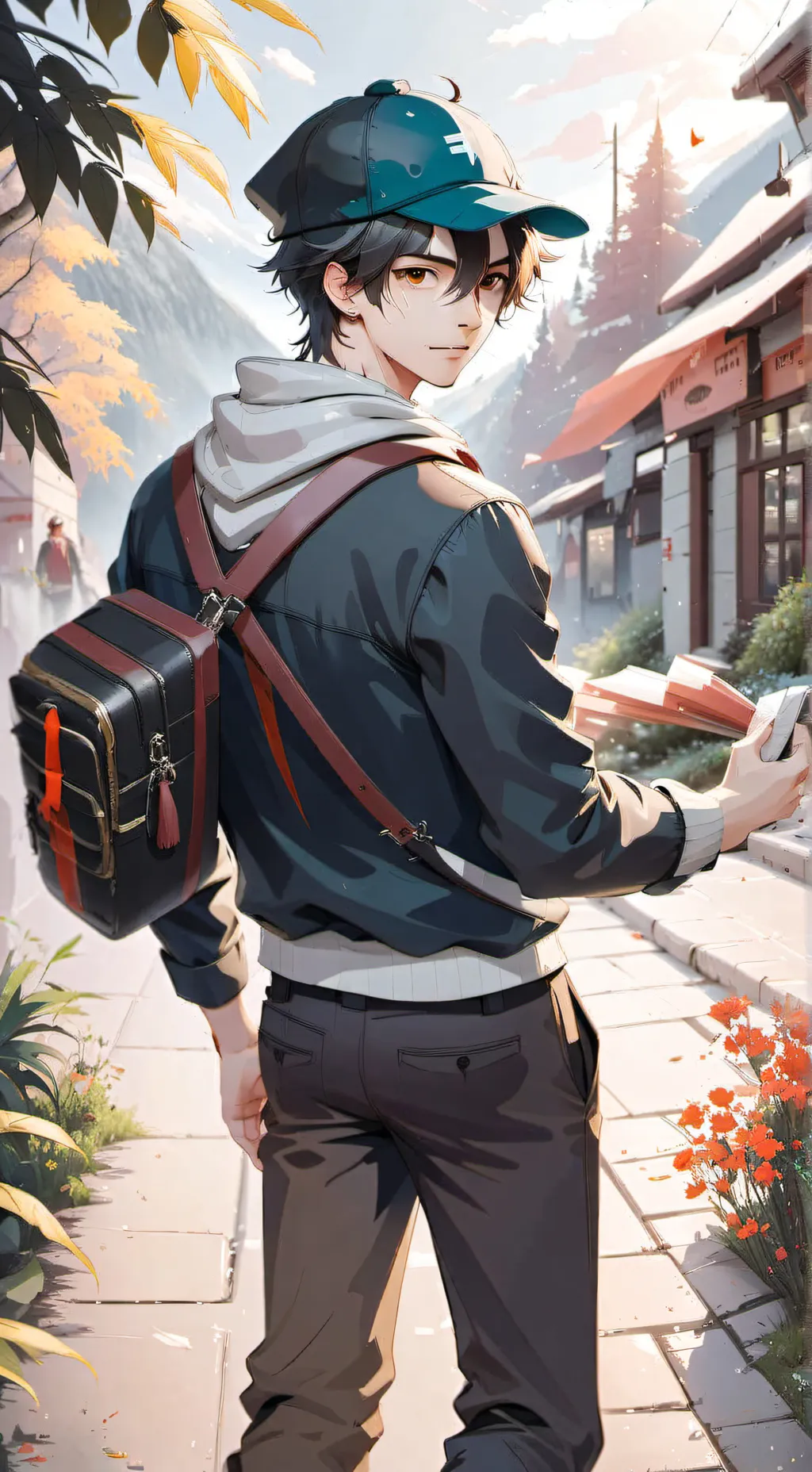 ai character: mark background