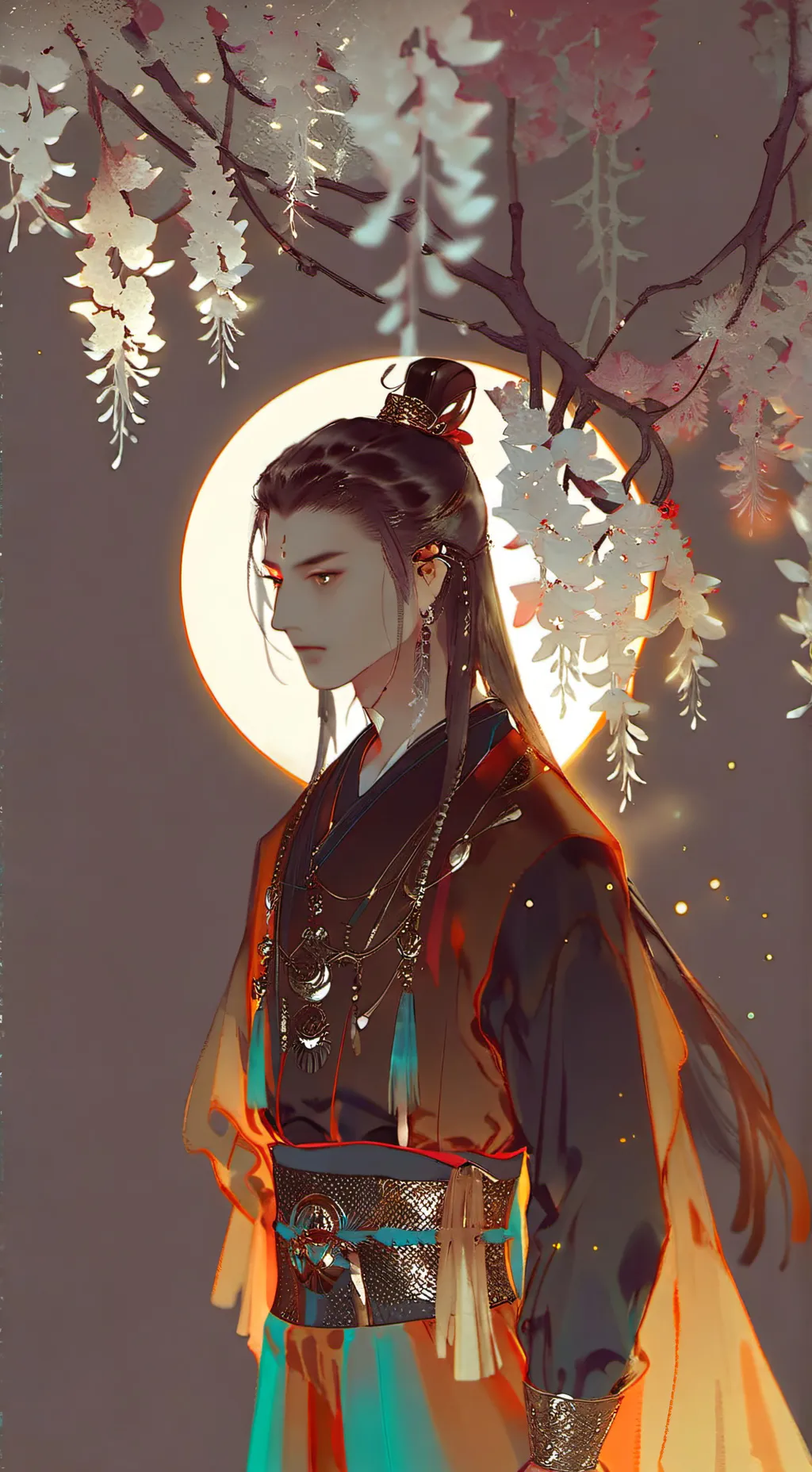 ai character: tokito y tu en una background