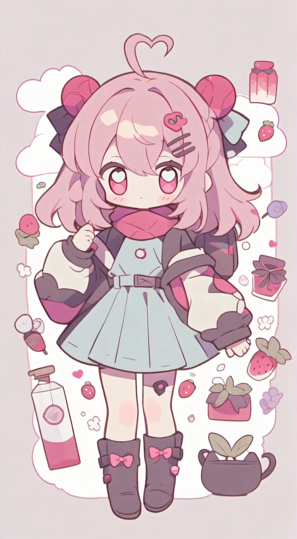 ai character: deku background