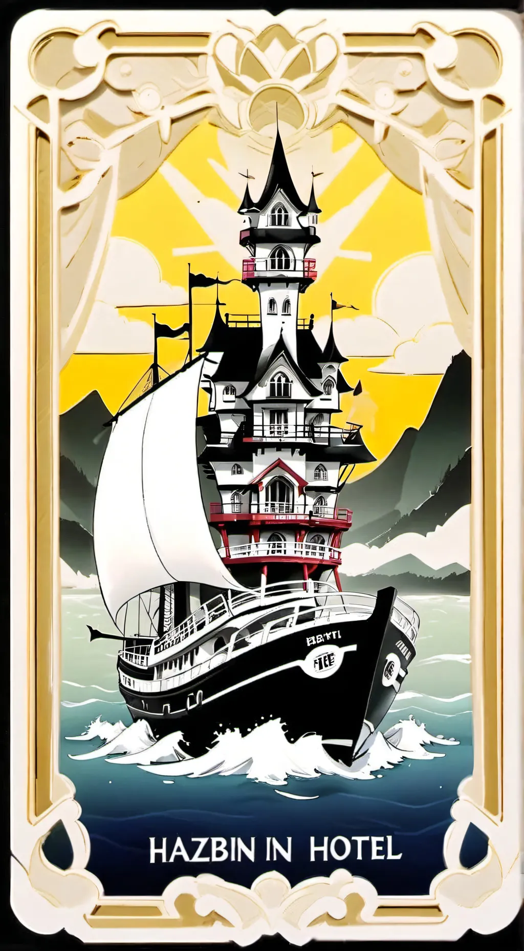 ai character: hh on a cruise!!! background