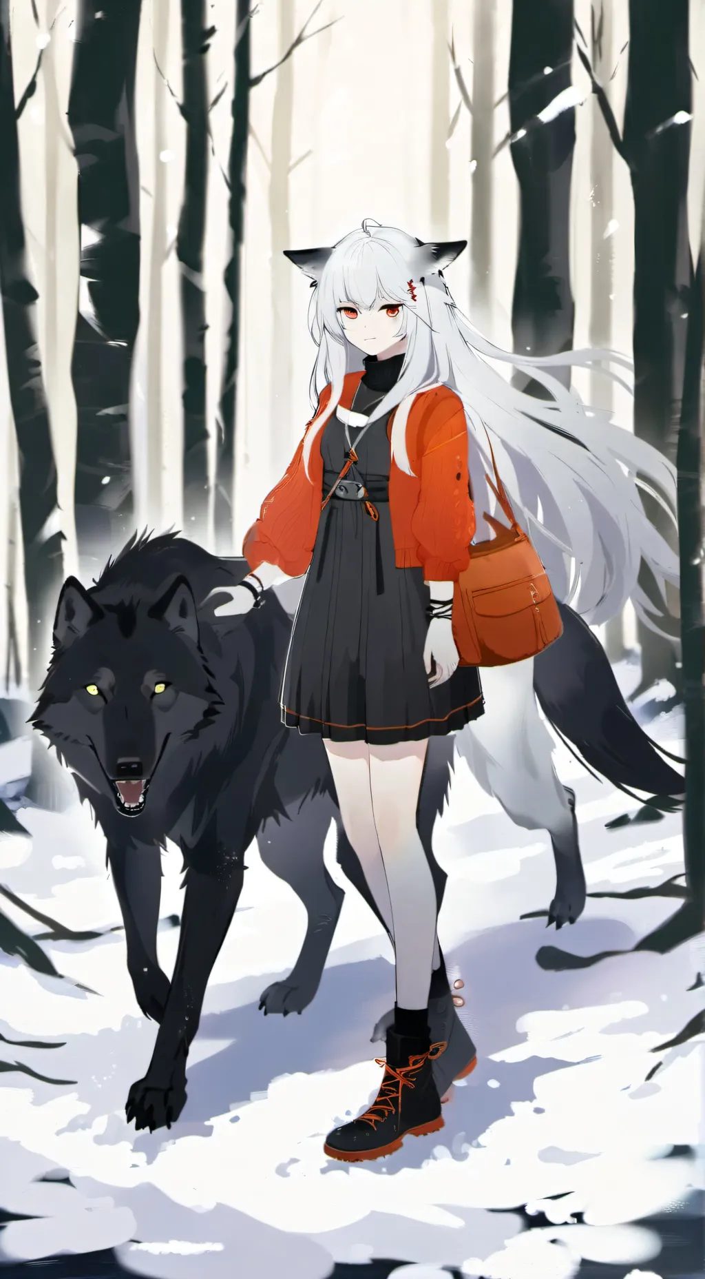 ai character: arora  background