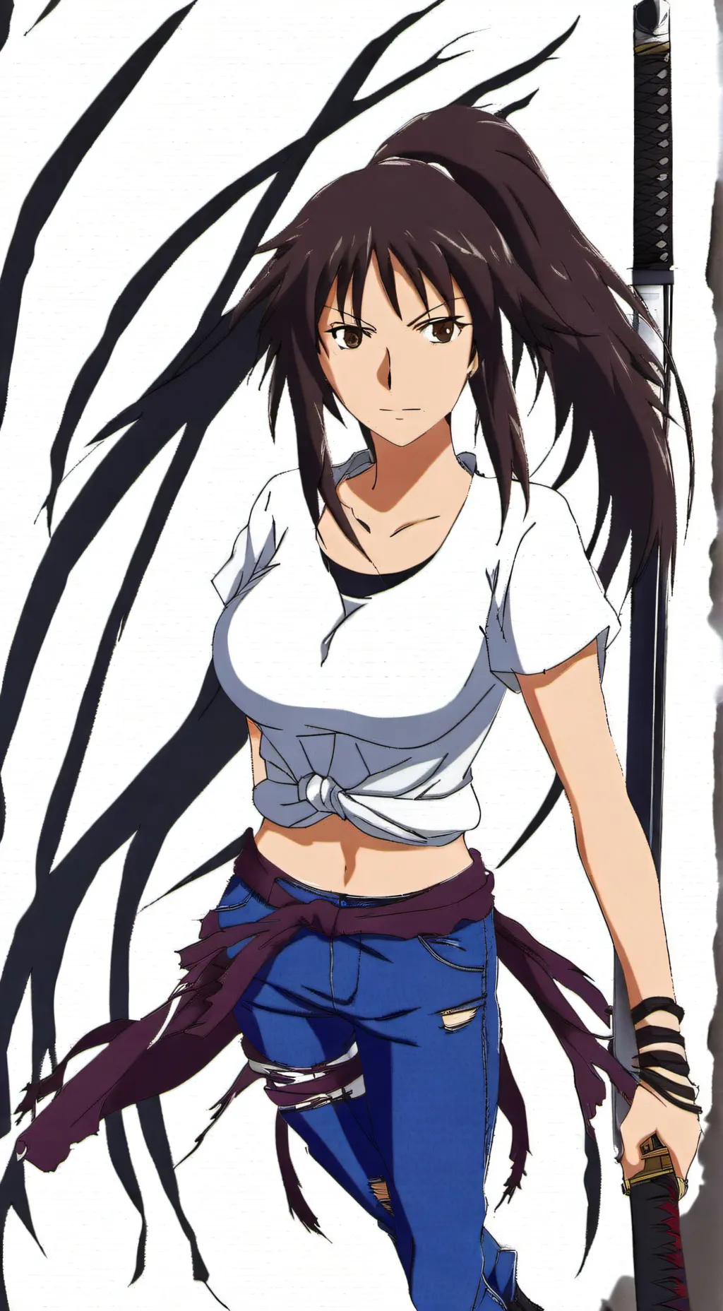 ai character: Kaori Kanzaki  background