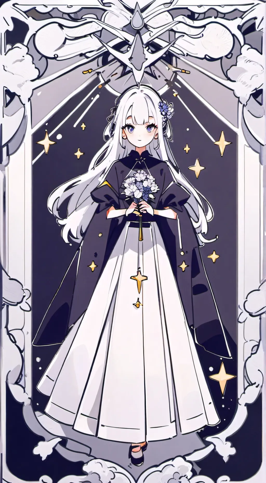 ai character: luna falsa🙄🤢 background