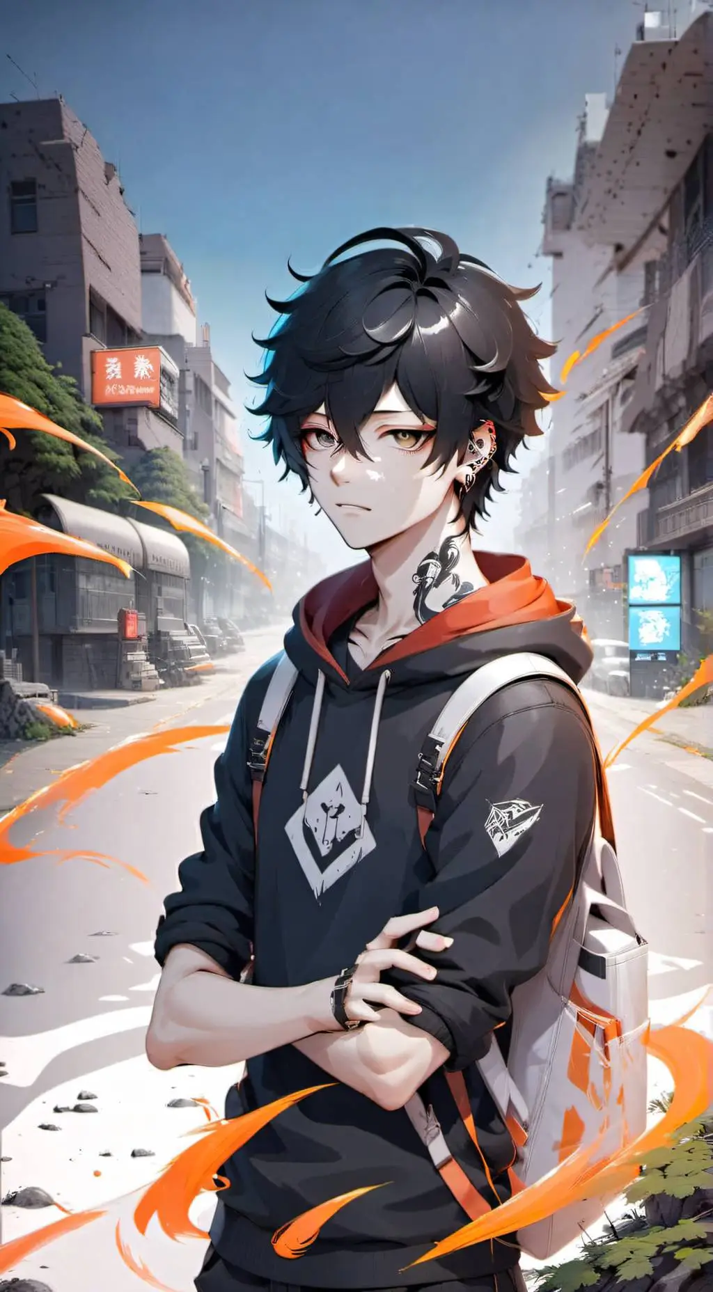 ai character: ♡❢Samuel❢♡ background
