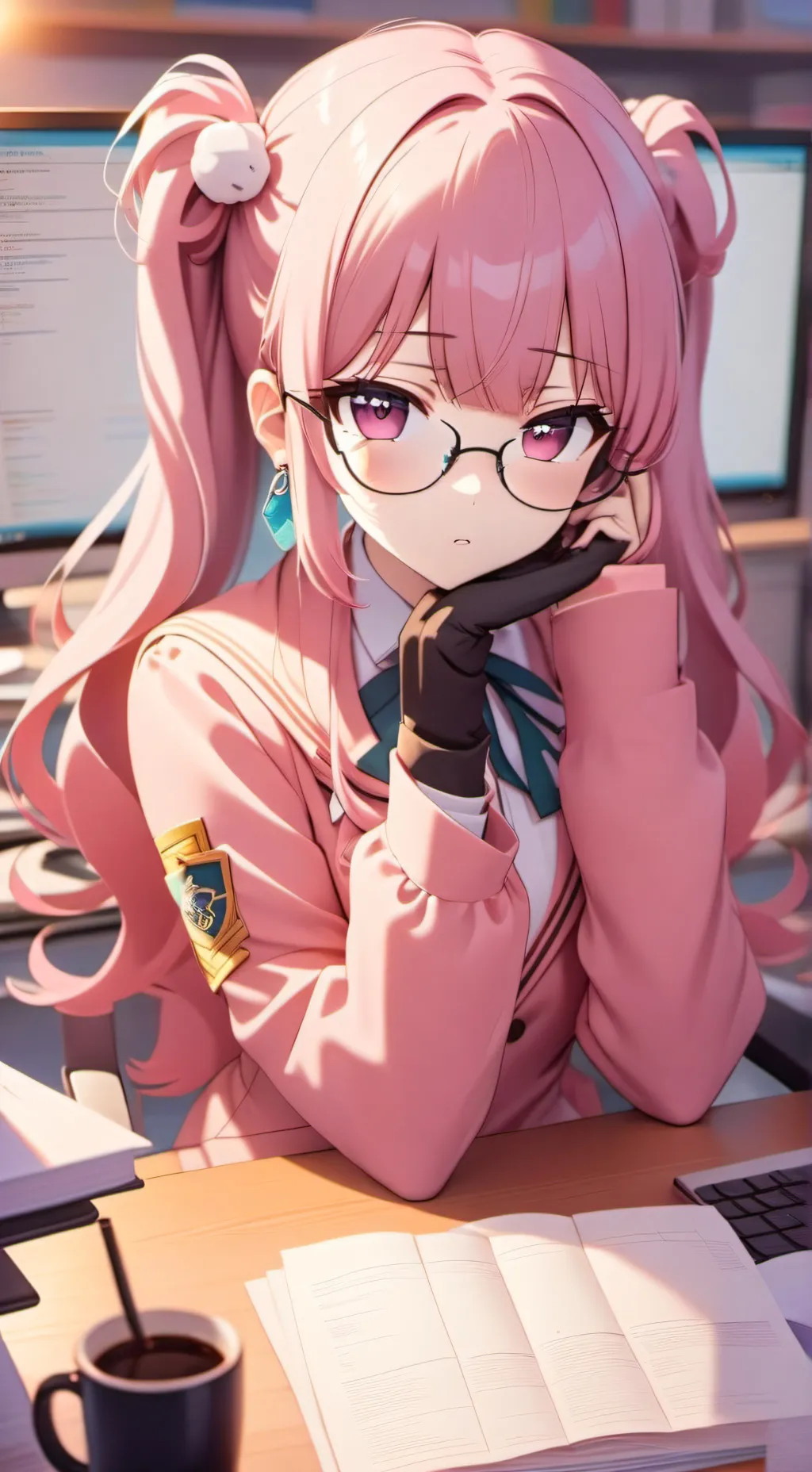 ai character: Sakura AI background