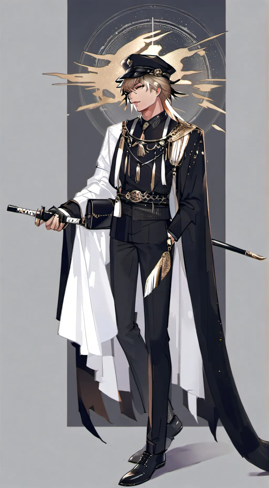 ai character: bakugo  background