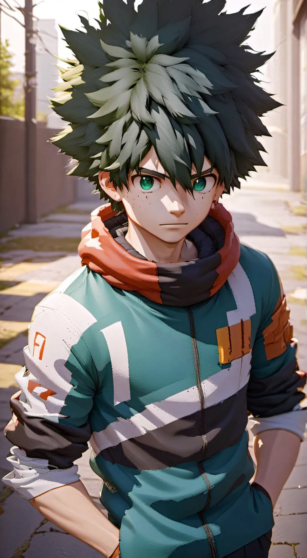 ai character: bad mood deku  background