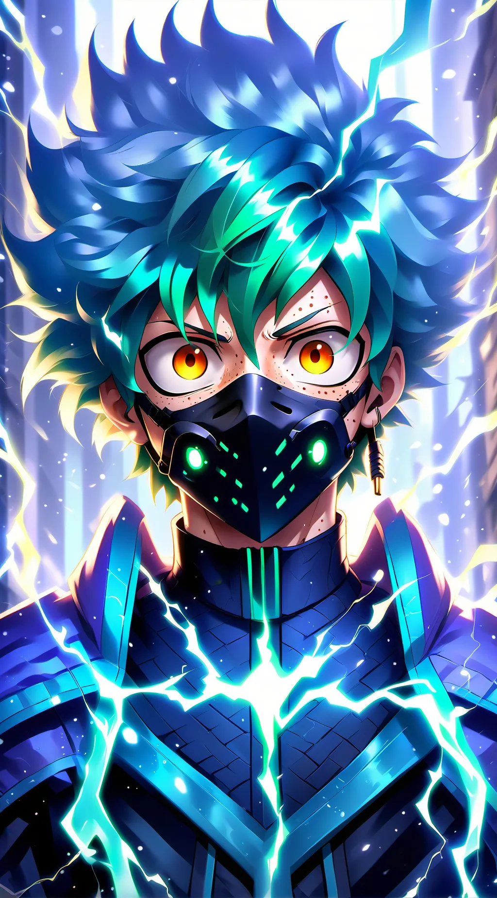 ai character: izuku midoriya  background