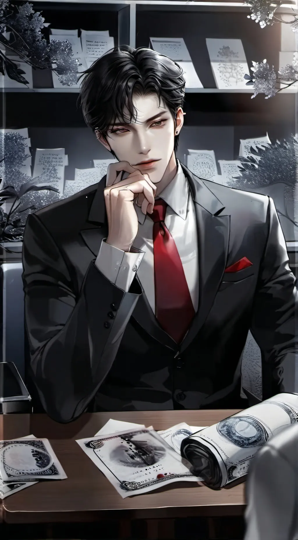 ai character: Mafia boss background