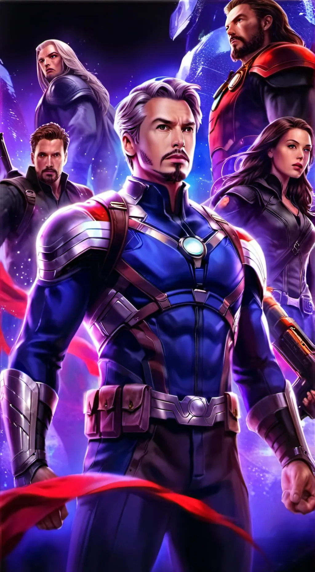 ai character: Avengers background