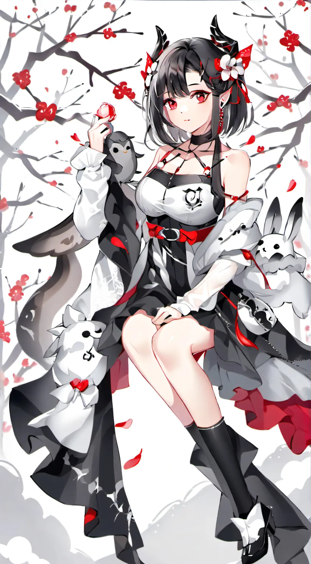 ai character: Luna Mitsumi background
