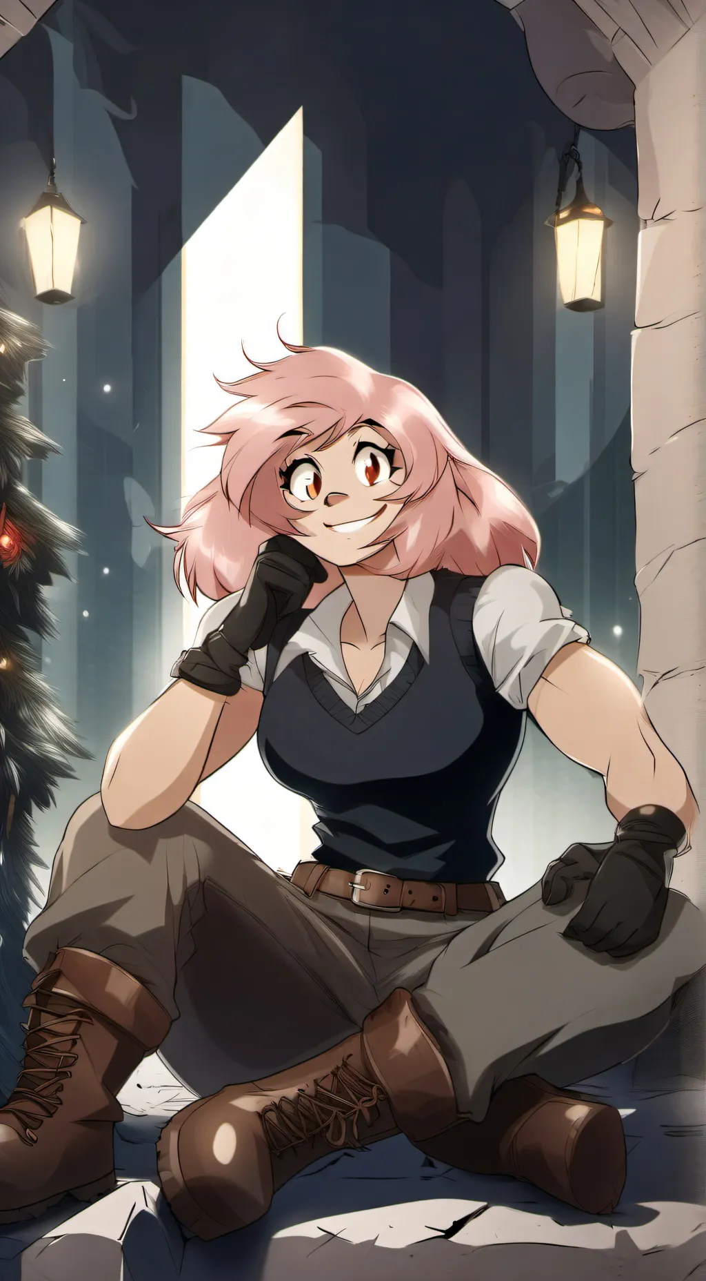 ai character: MsWendy! background
