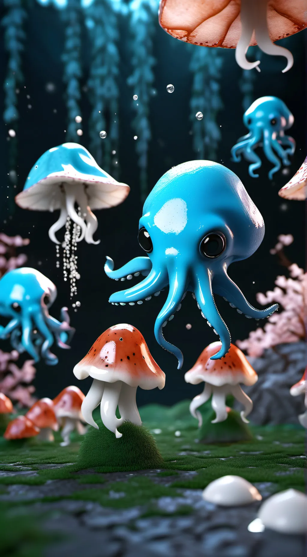 ai character: squid game background