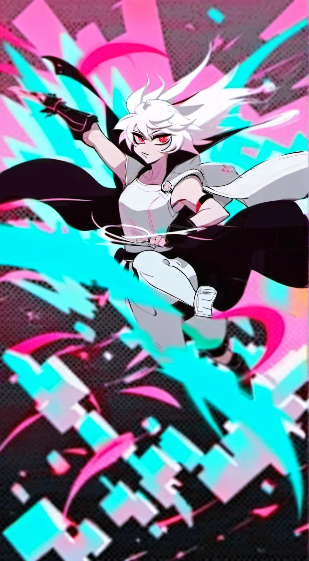 ai character: Child of radiodust background