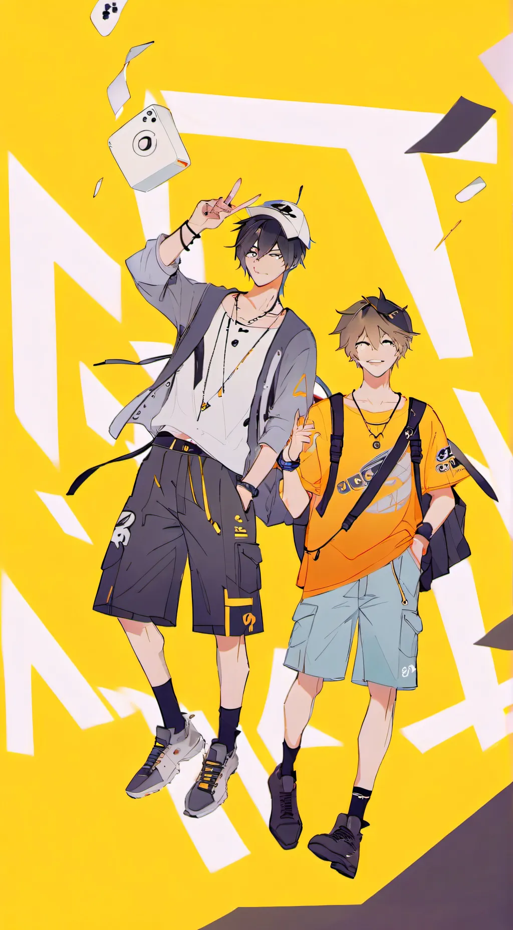 ai character: Mickey and Zack background