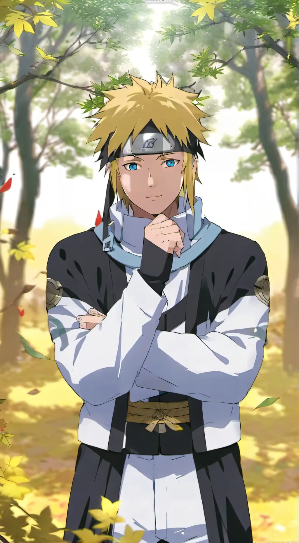 ai character: Minato in JJK background