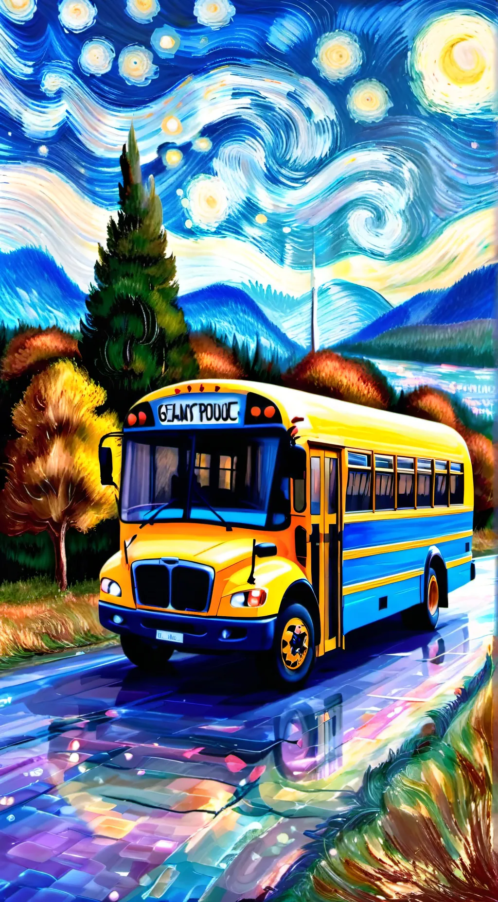 ai character: jjk field trip background