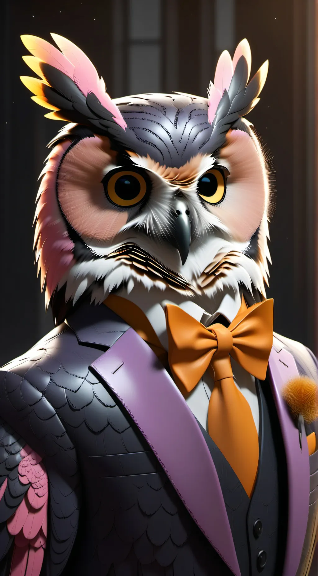 ai character: Billie bust up  background