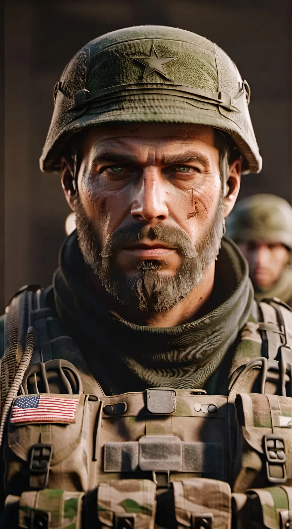 ai character: Captain John Price background