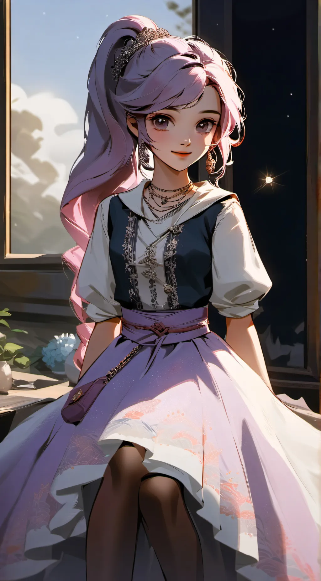ai character: Pina  background