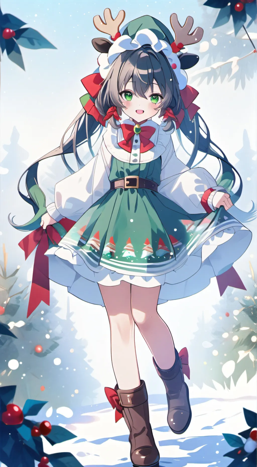 ai character: ☺️Bella the elf🧘 background