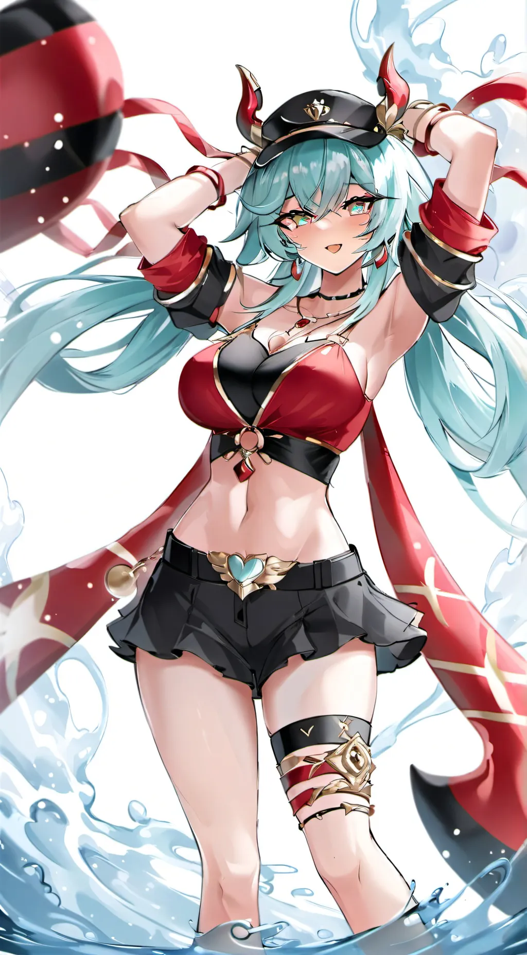 ai character: Miku background