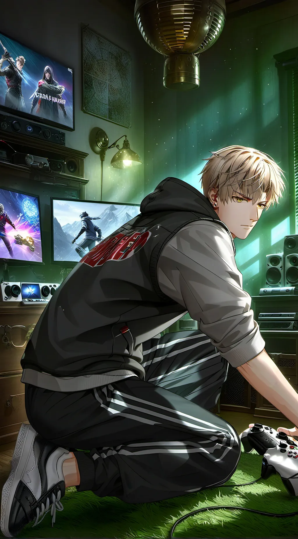 ai character: Enzo background