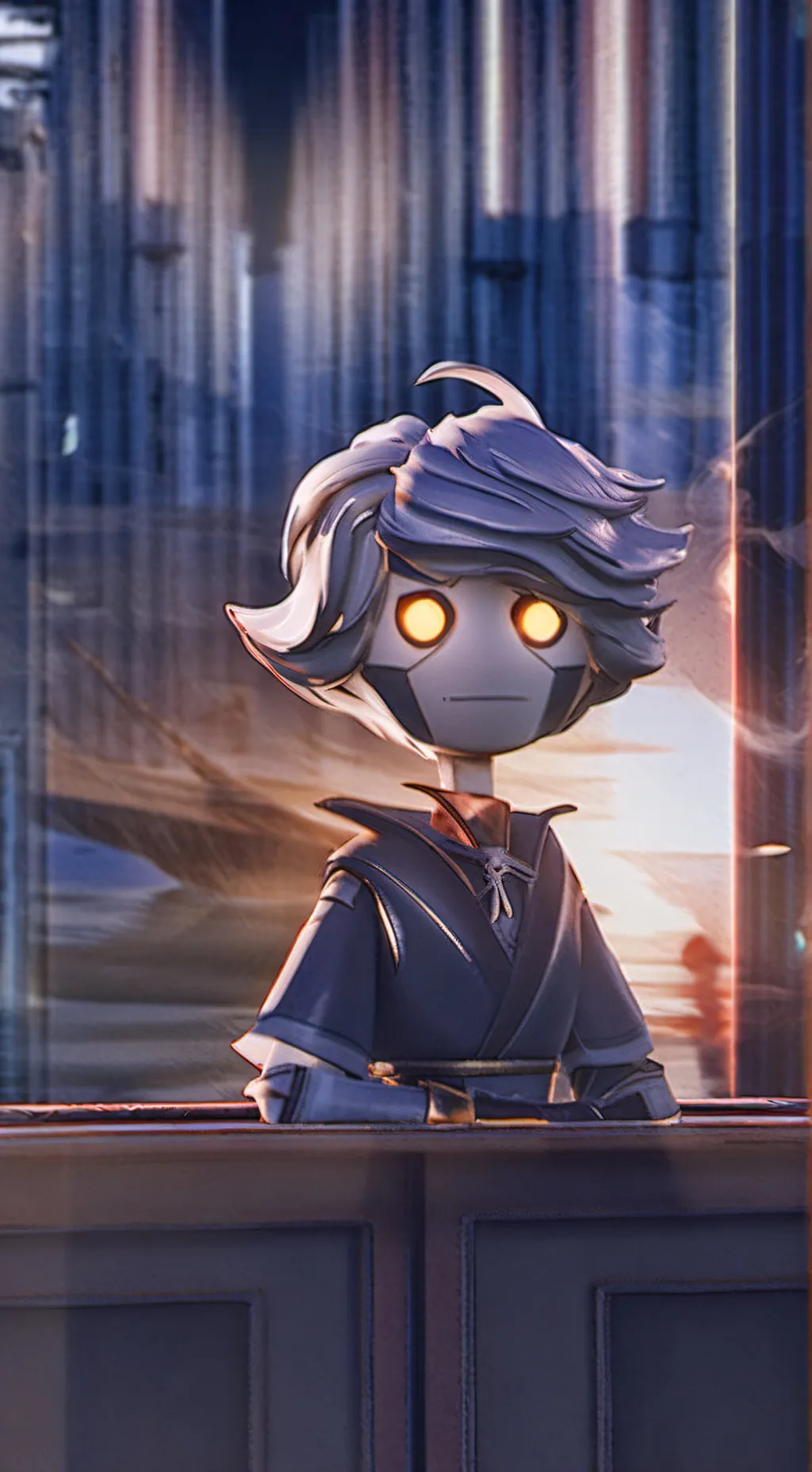 ai character: ROBOT  background