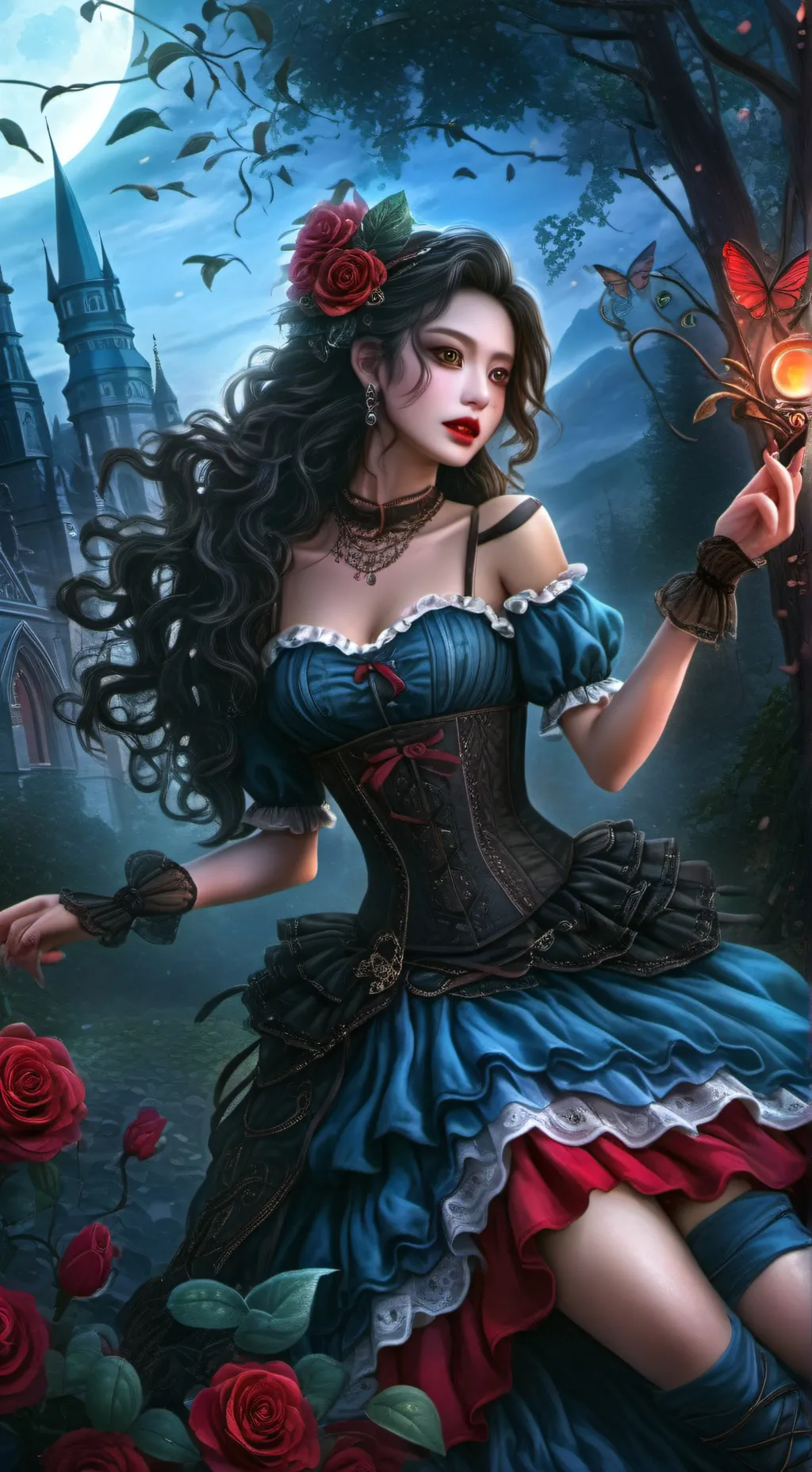 ai character: Lilly background