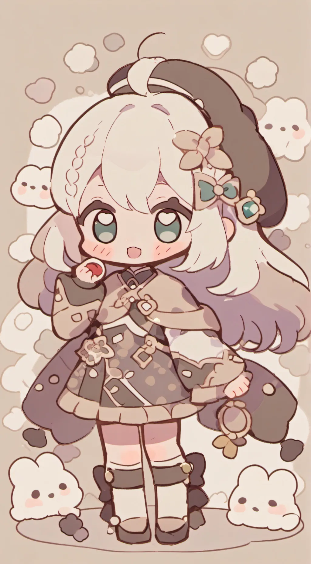 ai character: sprout x cosmo background