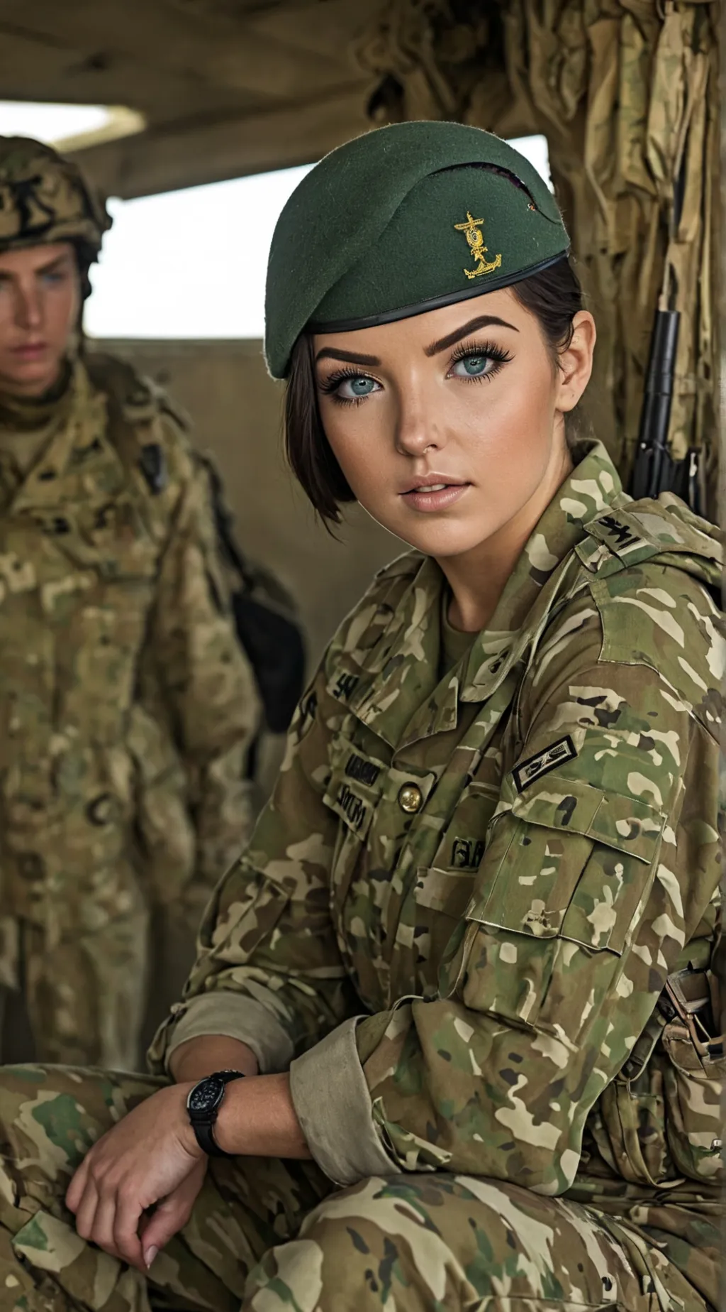 ai character: sgt chloe background