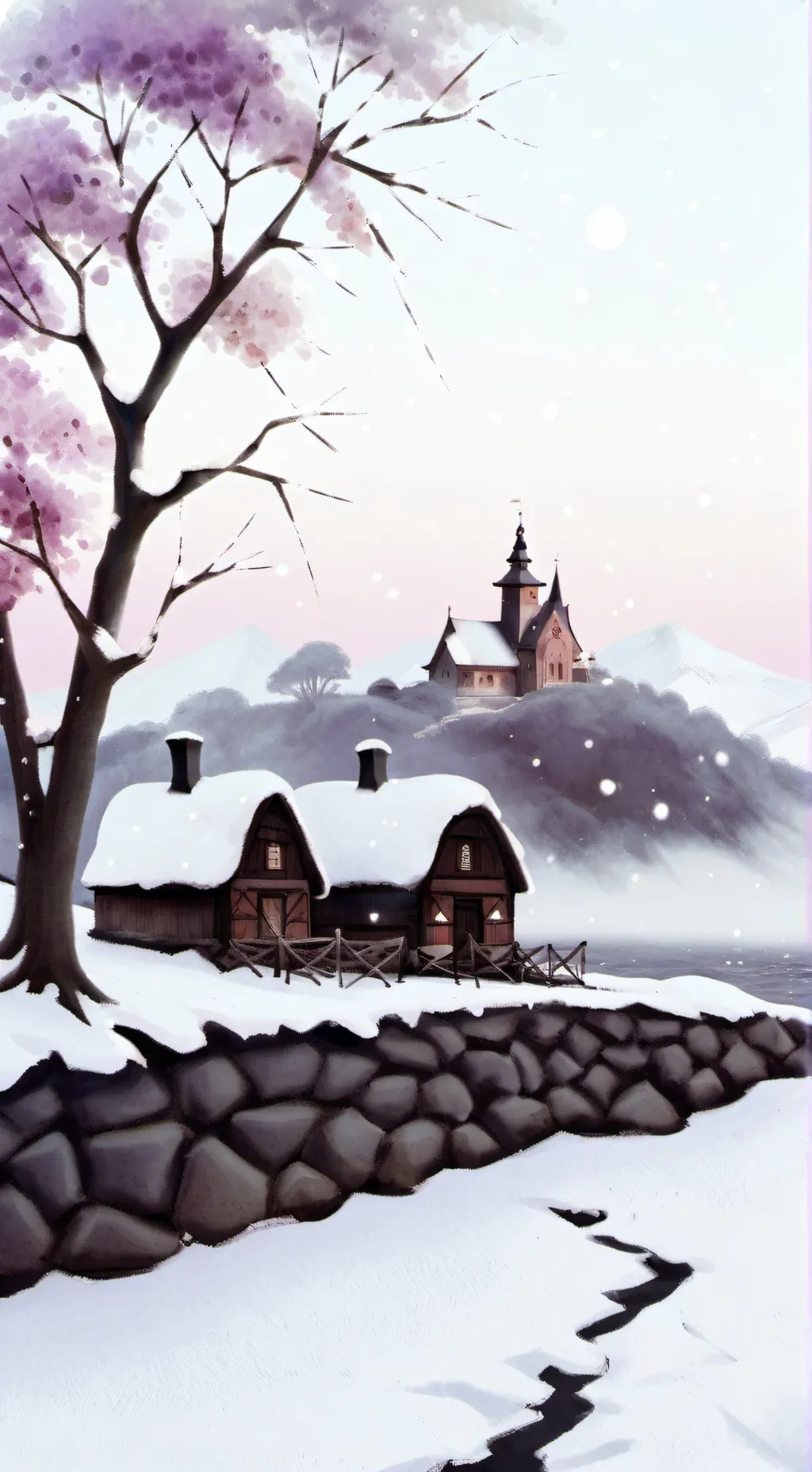 ai character: nieve!!❄ background