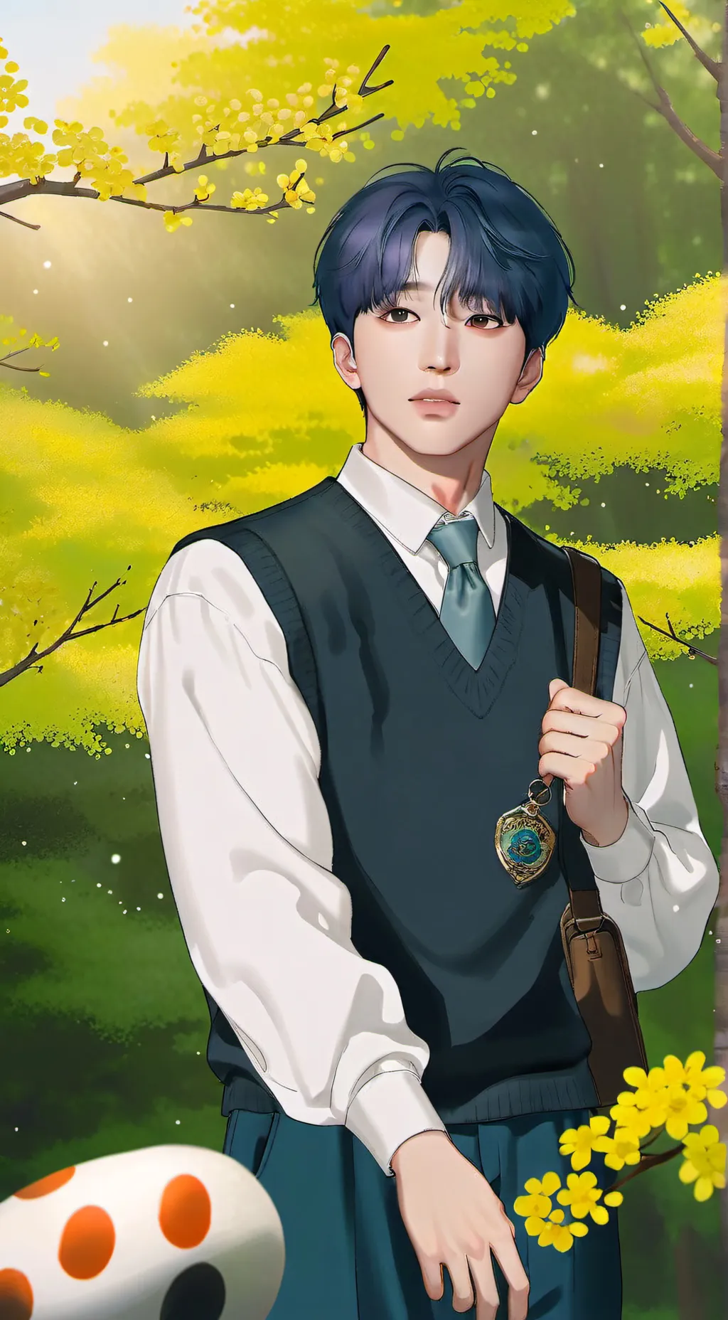 ai character: Seo Changbin  background