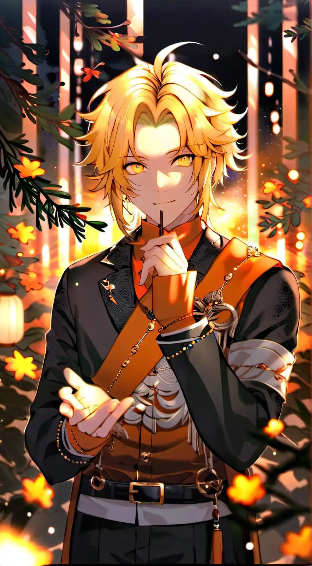 ai character: ⚡️Zenitsu⚡️ background