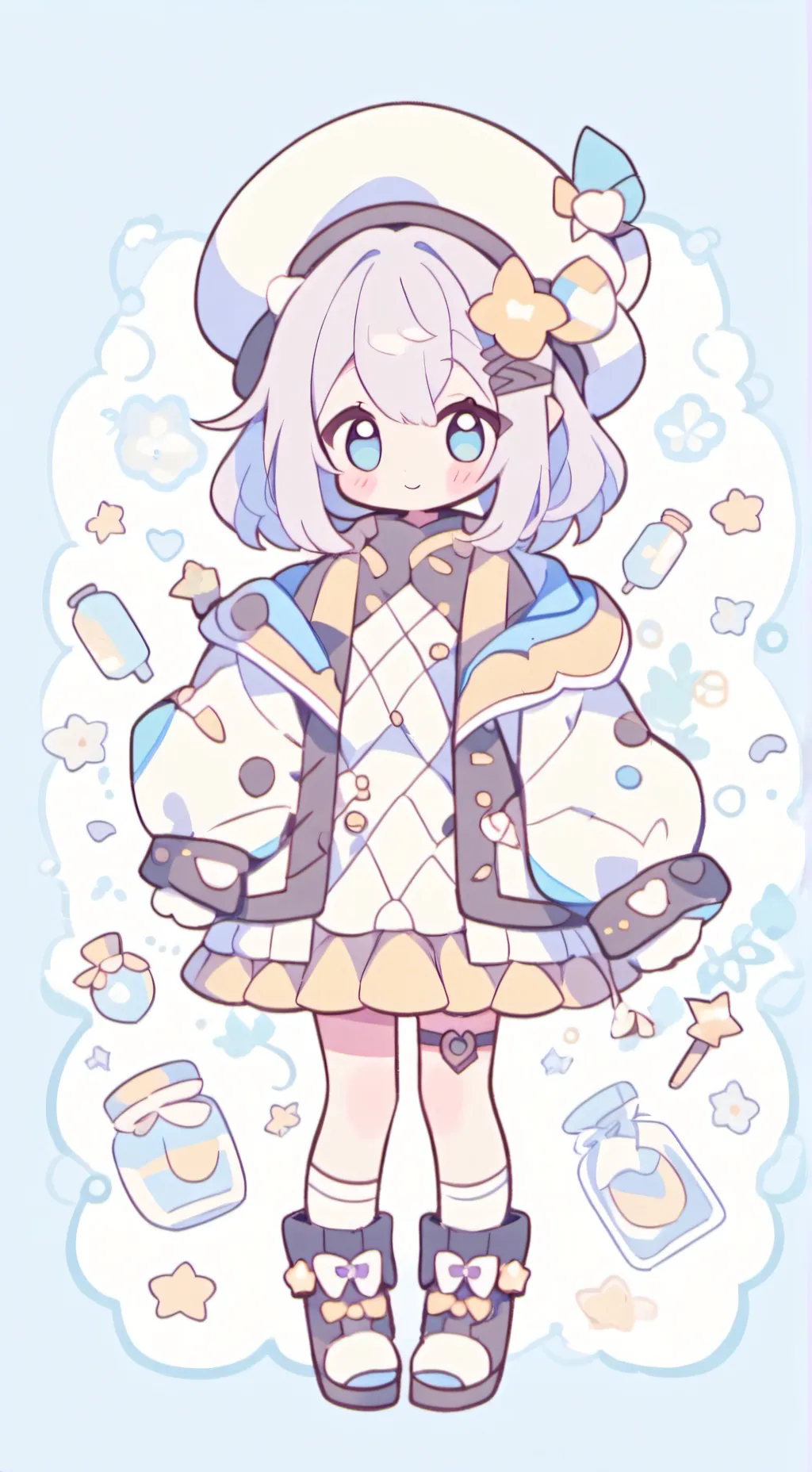ai character: Sus Amy  background