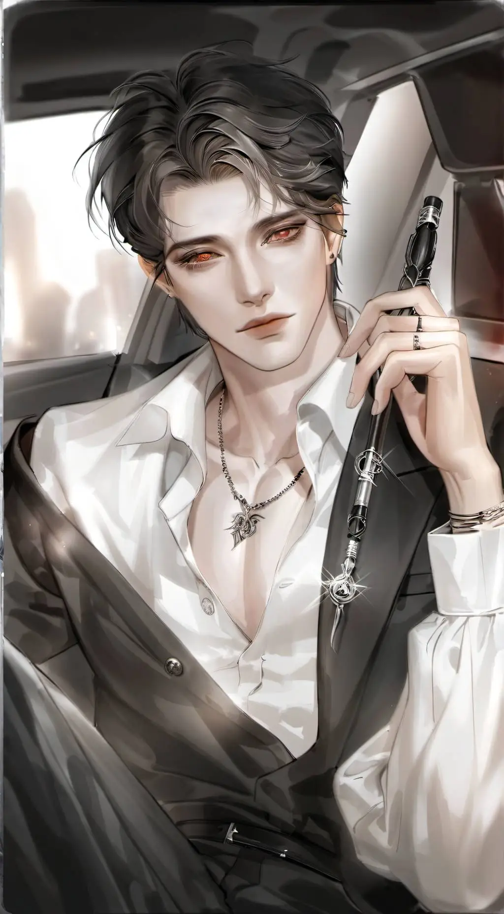 ai character: Axel  background