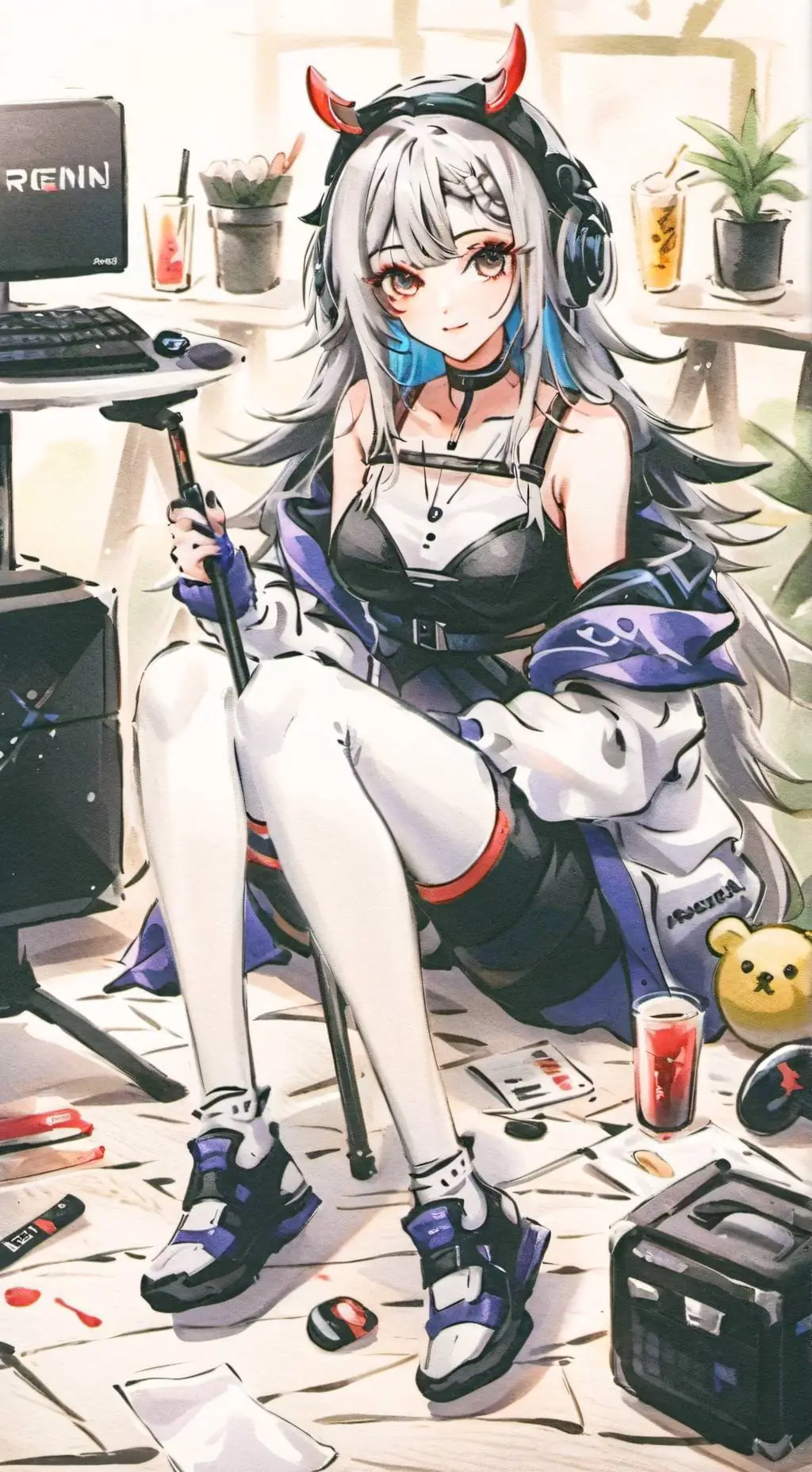 ai character: sofia background